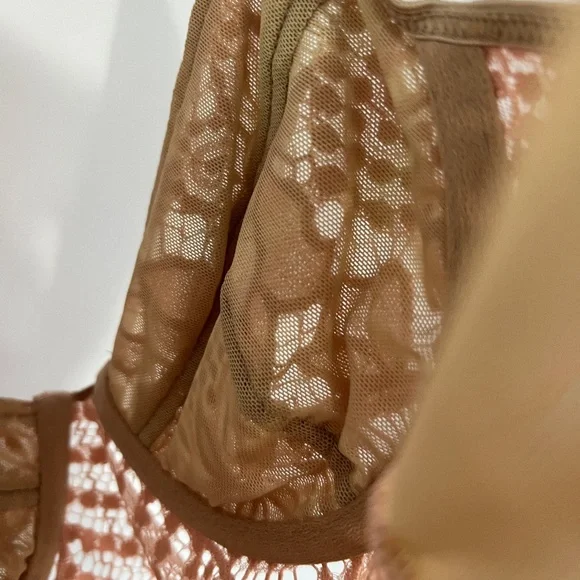 For Love and Lemons Lace Bralette - Blush Pink - Picture 9 of 11